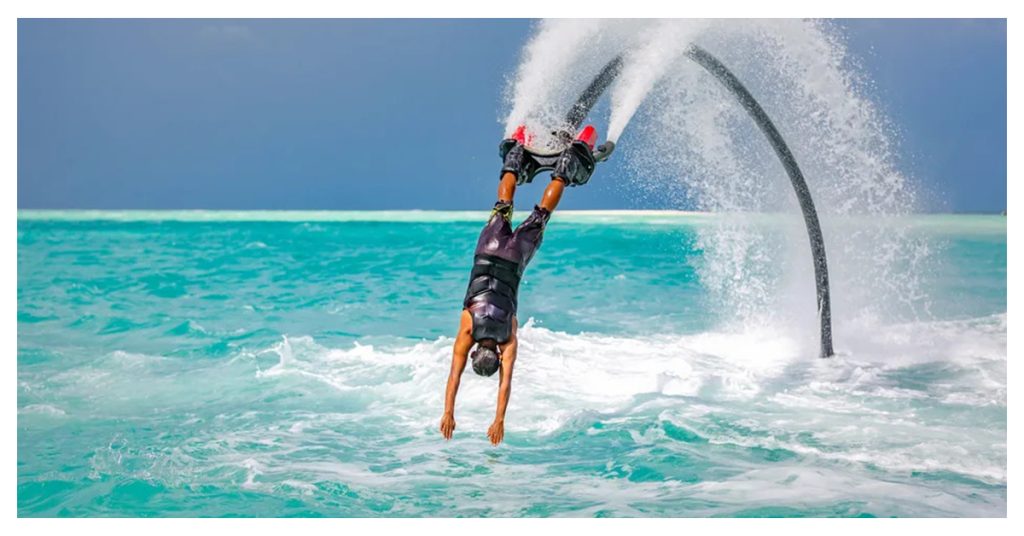 Fly Boarding In Maldives -1