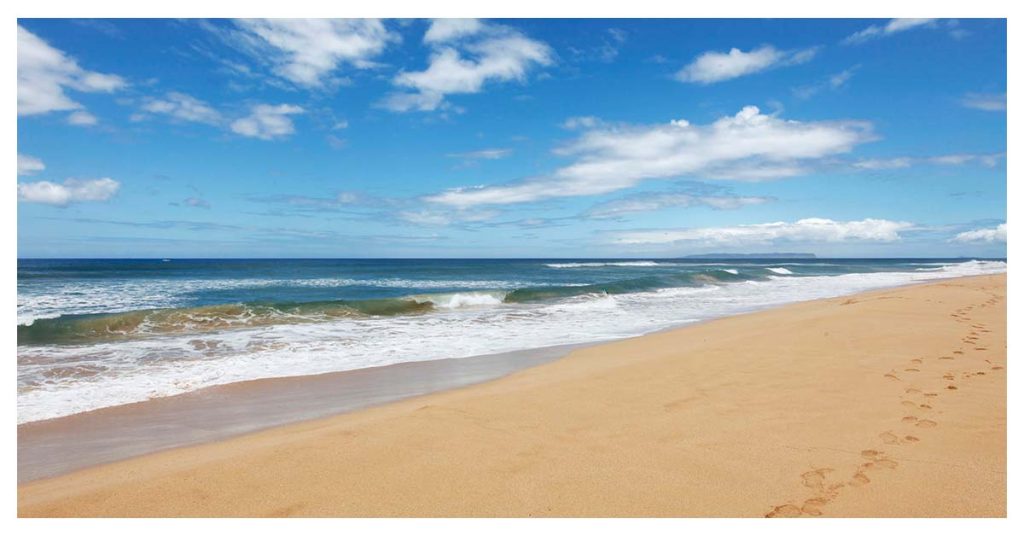 Kekaha Beach in Kauai