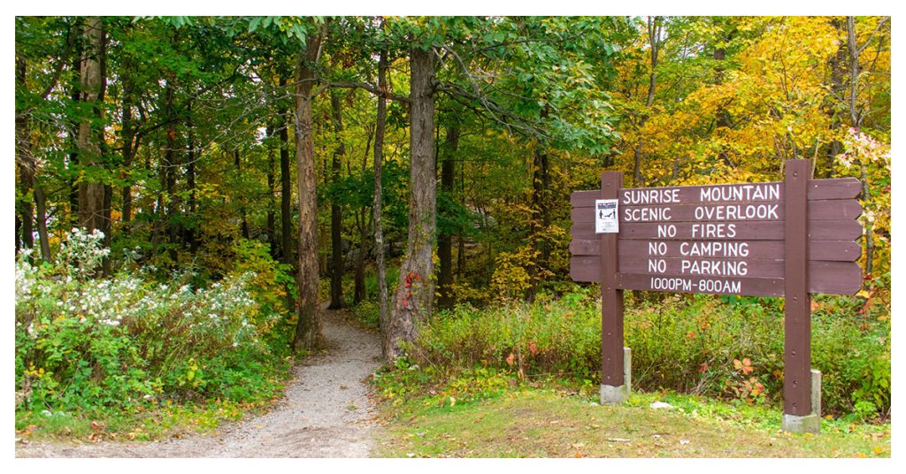 Hike in Stokes State Forest