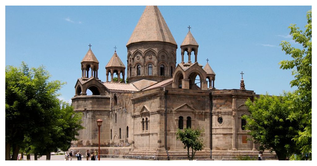 St. Etchmiadzin Cathedral in Armenia (301 AD