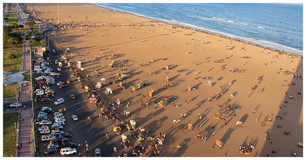 Take a chill at Marina Beach